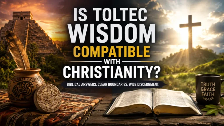 Is Toltec wisdom spiritually safe for Christians? Understand the difference between practical insight and a foundation outside Scripture.